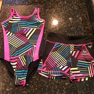 Girls Justice Leotard Set Size 7